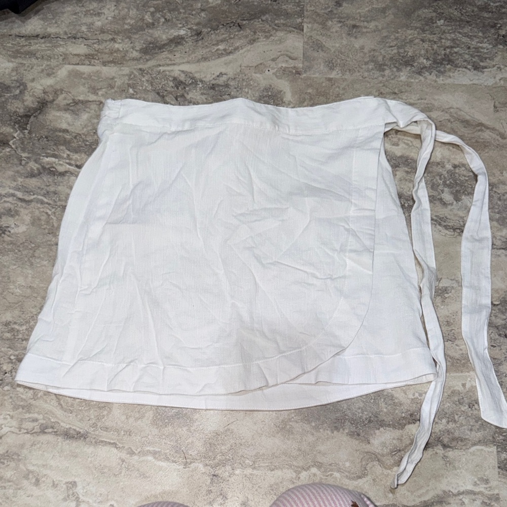 Fabletics White Women's Swim Coverup Wrap Skirt